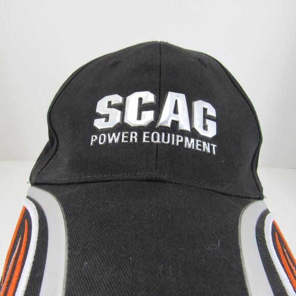 SCAG Power Equipment Men's Black Adjustable Strap Back Cap Hat by K-Products - Picture 1 of 12